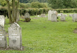 4. Graves in the northern section of St Mary's churchyard
